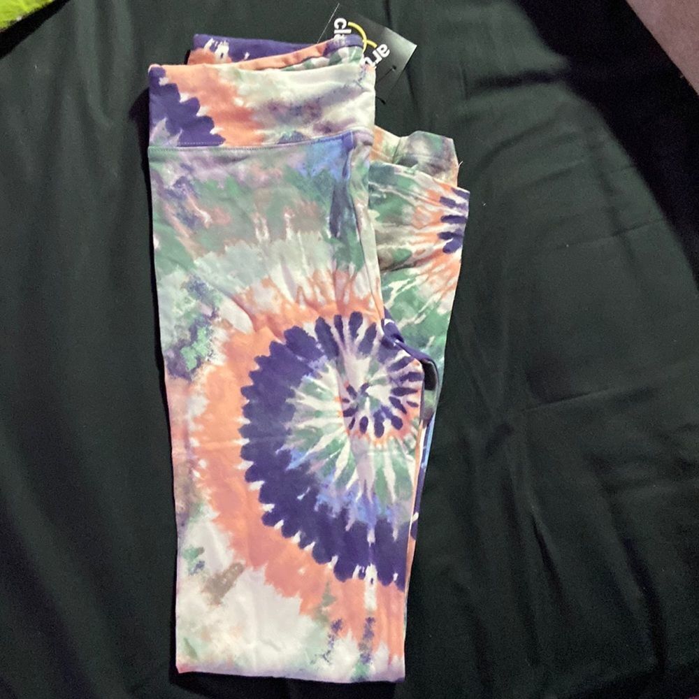 Art Class Girls Tie-Dye Leggings Size Large L Activewear Stretch Pants